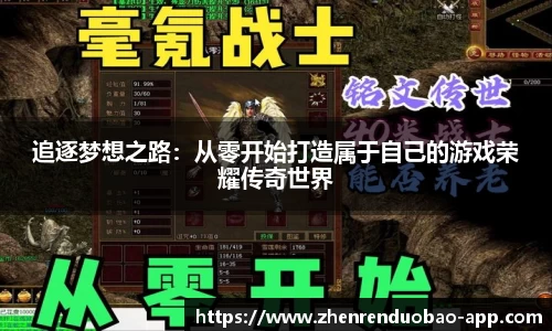 追逐梦想之路：从零开始打造属于自己的游戏荣耀传奇世界